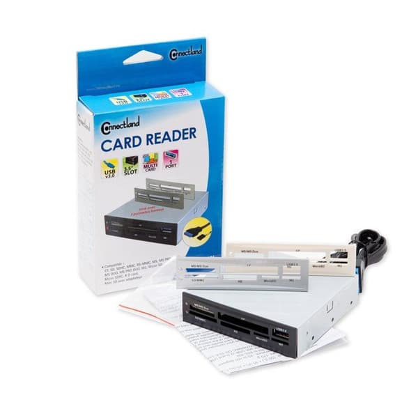Minneskortläsare i 3,5 fack USB3