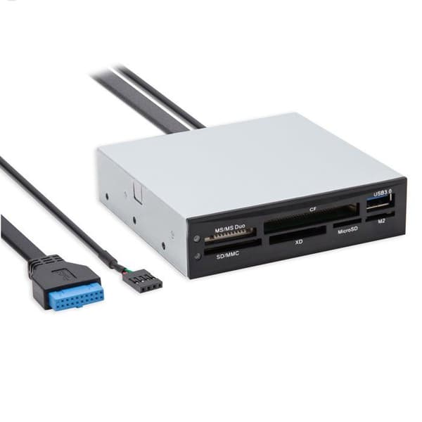 Minneskortläsare i 3,5 fack USB3