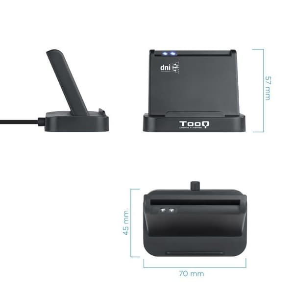 Tooq extern minneskortläsare - TQR-220B