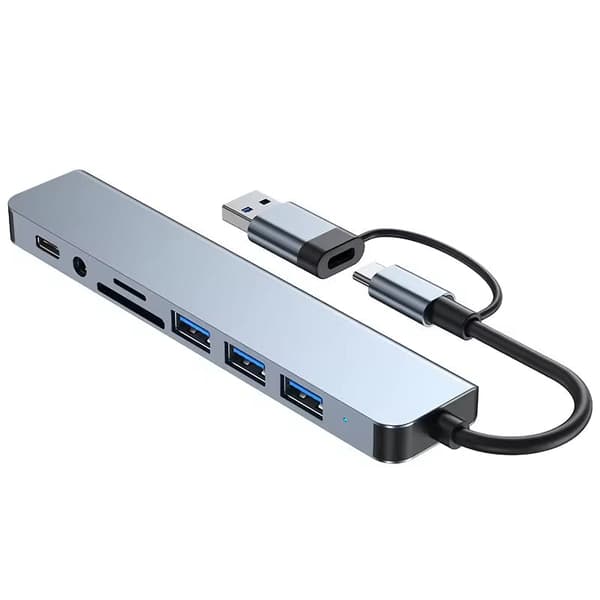8-i-2 USB-C & USB-A Hub – Kraftfulde og alsidige tilslutningsmuligheder