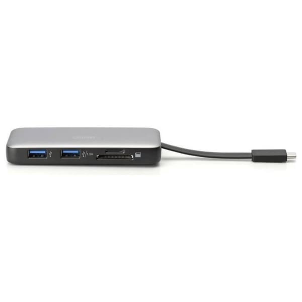 Digitus USB-C® Dockningsstation DA-70916 med laddningsfunktion, integrerad kortläsare, M.2 SSD-plats, strömförsörjning