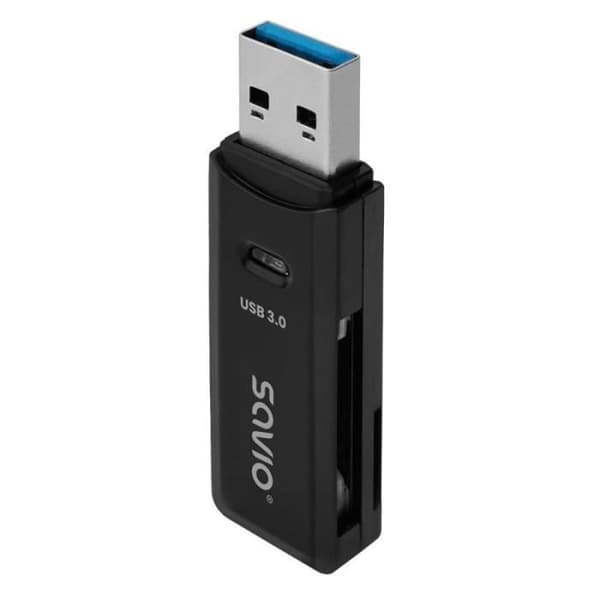 Savio SD-kortläsare AK-64 - 5901986048152