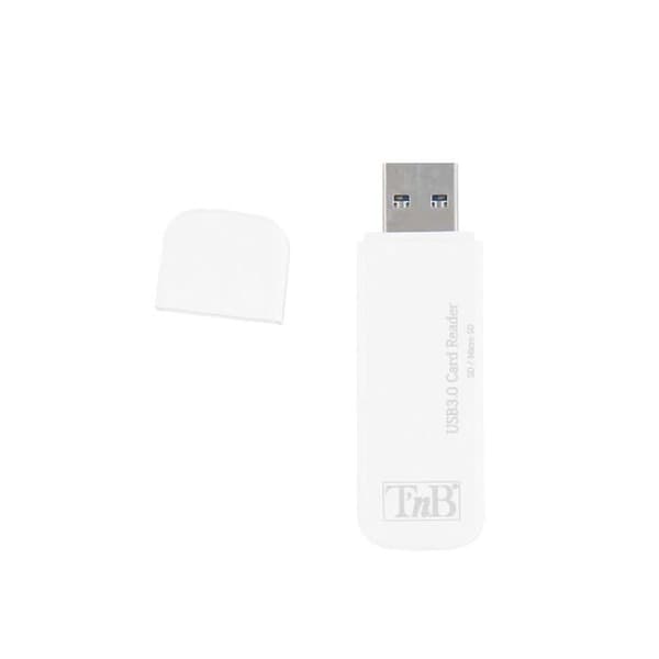 T'nB USB 3.0 SD/Micro SD-kortläsare - Ultrasnabb och kompakt