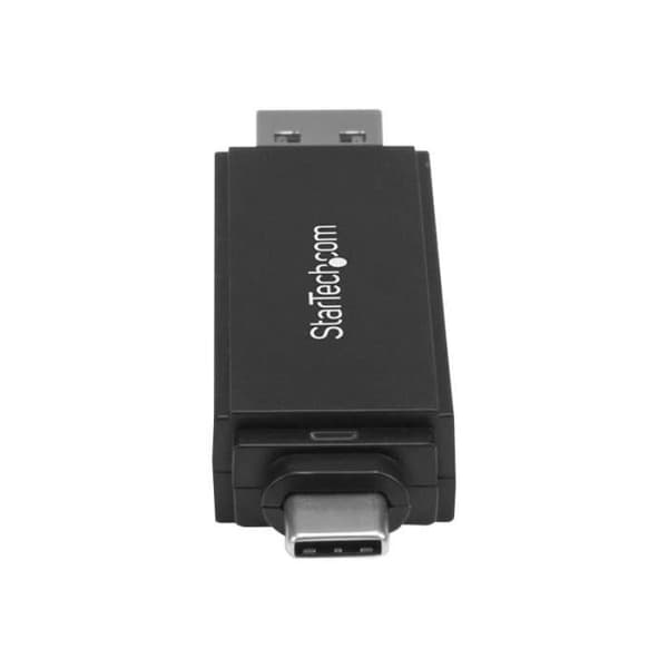 STARTECH microSD SD-kortläsare - USB 3.0 5 Gb/s - USB C USB A - Svart