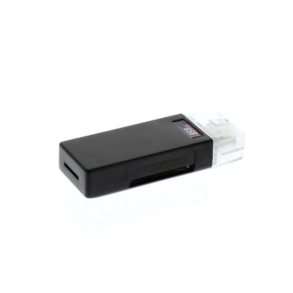 USB 3.0 minneskortläsare - TNB - Kompatibel med microSD, SDHC, SDXC - Svart