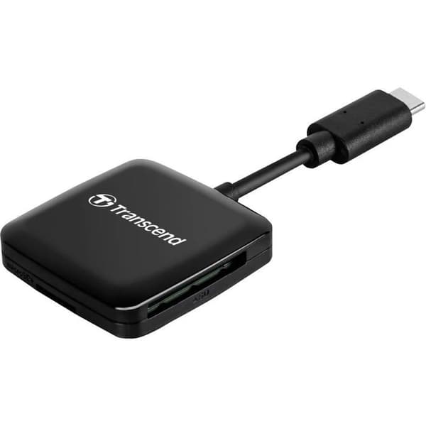 Transcend RDC3-kortläsare - USB-C 3.2 Gen 1 för SD- och microSD-kort