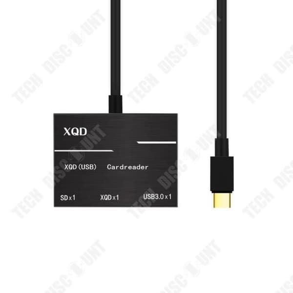 Typ-C till XQD-kort, SD-kortläsare, hög hastighet, USB3.0HUB, hög hastighet, kompatibel med USB3.0/2.0