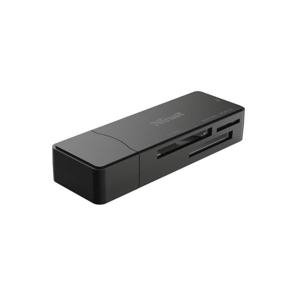 Trust Nanga - USB 3.0 (3.1 Gen 1) Type-A hukommelseskortlæser - Sort