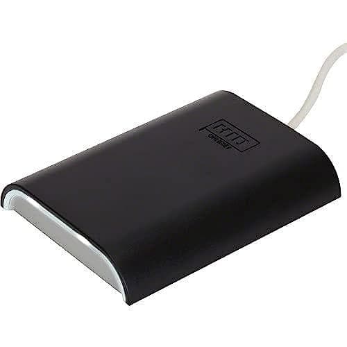 HID OMNIKEY 5427CK - Älykortinlukija - USB - 125 KHz / 13,65 MHz - musta, vaaleanharmaa