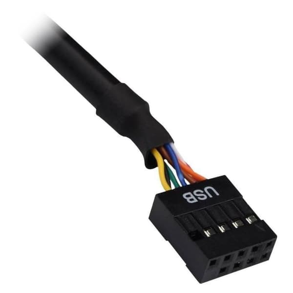 Inter-Tech CI-02 minneskortläsare - Kompatibel CF, MMC, MS, MicroSD... - USB 2.0 - Svart