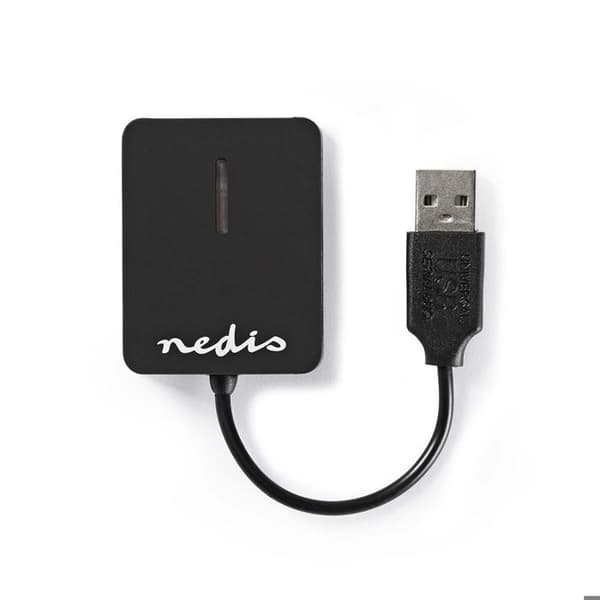 Kortläsare - NEDIS - ALPEXE-2680 - USB 2.0 - Allt-i-ett - Kompatibel med flera minneskort