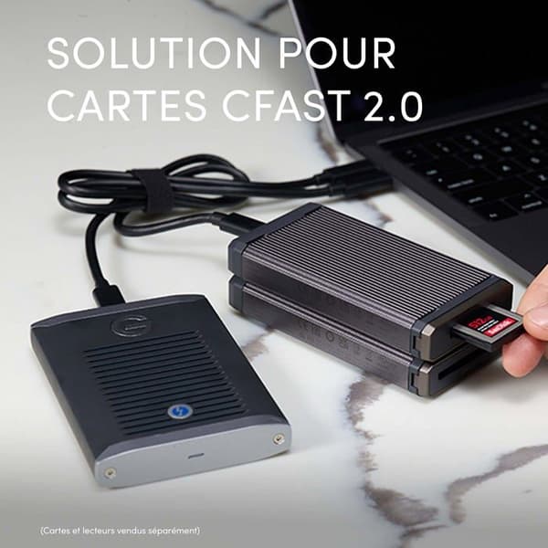 SanDisk Professional Pro-Reader Cfast USB 3.2 (2nd Gen) Extern minneskortläsare (USB 3.1) Space Grey