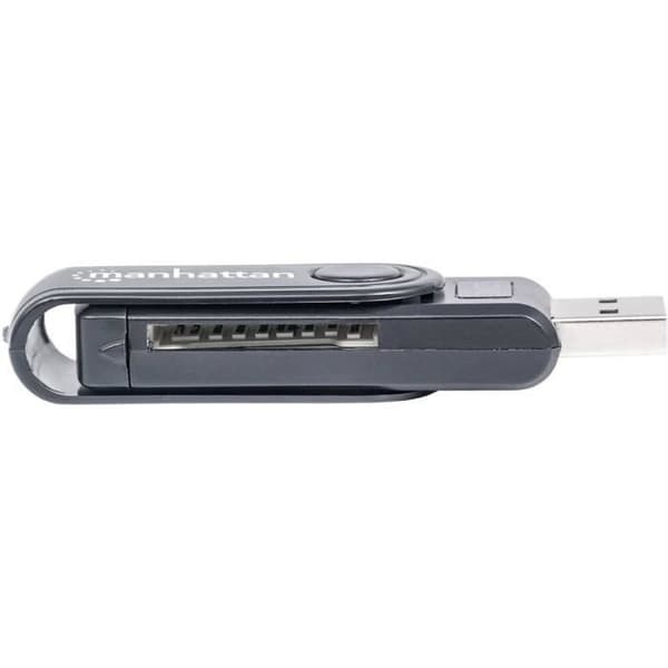 Extern minneskortläsare Manhattan Mini Multi-Card Reader-Writer USB 3.0 extern kortläsare-Writer 24-i-1 USB 3.0, SD, MM