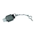 Miniatyrbild 3 av 3: USB 2.0 kortläsare - LOGILINK - Nyckelring - Svart - MicroSD - USB-C - 2 TB