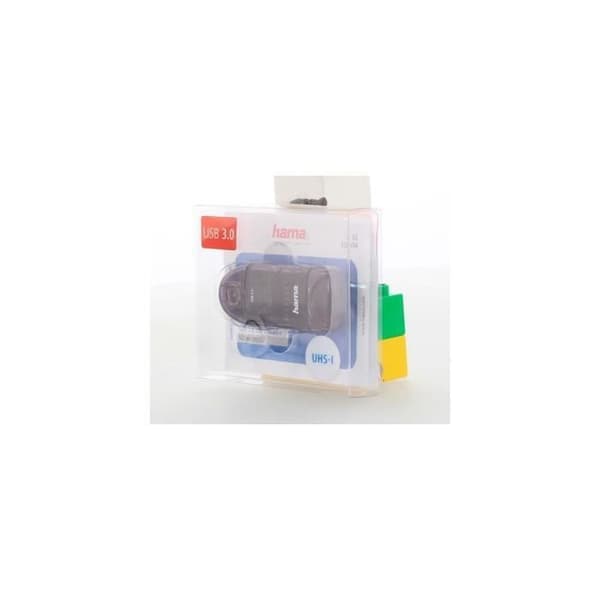 Kortläsare - USB-3.0 - Antracit - SD/microSD - 2 platser - LED-indikator