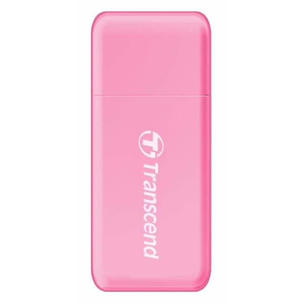 TRANSCEND RDF5 USB 3.0 Extern kortläsare för microSDHC, microSDXC, SDHC och SDXC-kort - Rosa