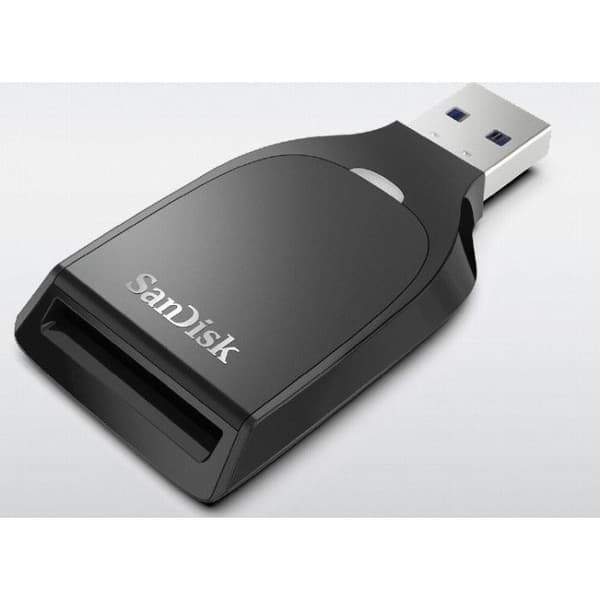 USB 3.0-kortläsare för UHS-I SD-kort, svart ,