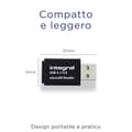 Miniatyrbild 4 av 4: Integral - INCRUSB3.0MSDV2 - Micro SD-minneskortläsare, USB 3.1 USB 3.0, microSDHC, microSDXC, Adapter