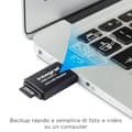 Miniatyrbild 2 av 4: Integral - INCRUSB3.0MSDV2 - Micro SD-minneskortläsare, USB 3.1 USB 3.0, microSDHC, microSDXC, Adapter