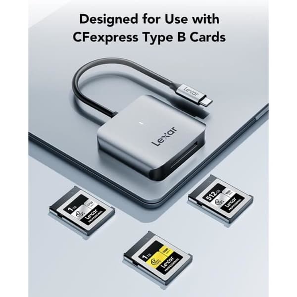 Minneskortläsare - Lexar - RW510 - CFexpress Typ B - 10Gbps - USB 3.2 Gen 2