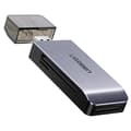 Miniatyrbild 3 av 4: USB 3.0 Kortläsare - UGREEN - SD Micro SD TF MS CF Adapter - Aluminium - Grå