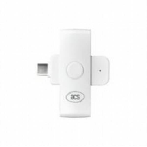 Intern minneskortläsare Acs - ACR39U-NF - PocketMate II Smart Card Reader, (Smart Card Reader (USB Type-C)) Vit