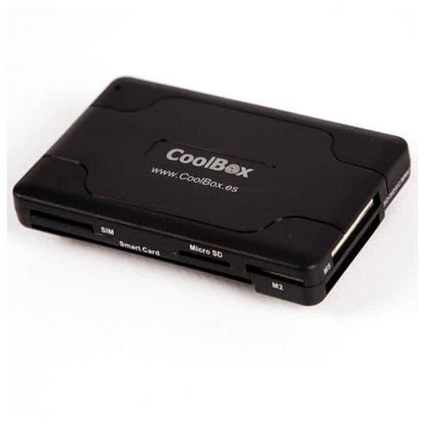 Smartkortläsare CoolBox CRE-065 USB 2.0 Svart