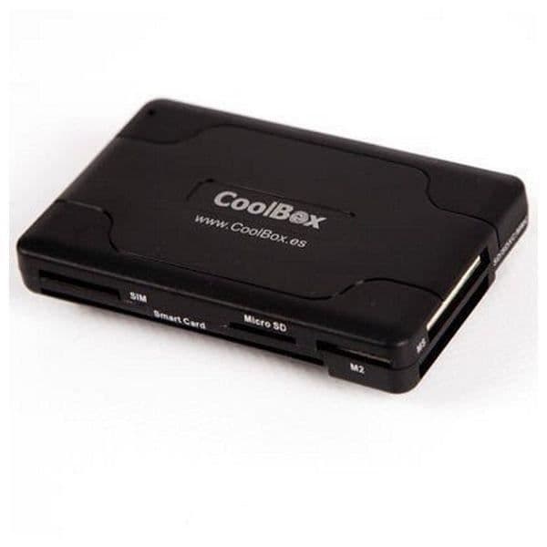 Smartkortläsare CoolBox CRE-065 USB 2.0 Svart