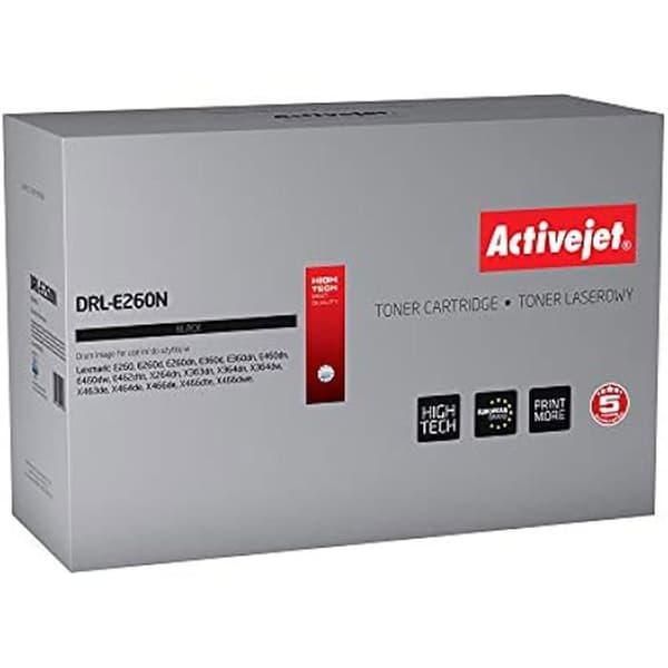 Skrivartrumma - ACTIVEJET - DRL-E260N - Kompatibel - 1 st - Svart