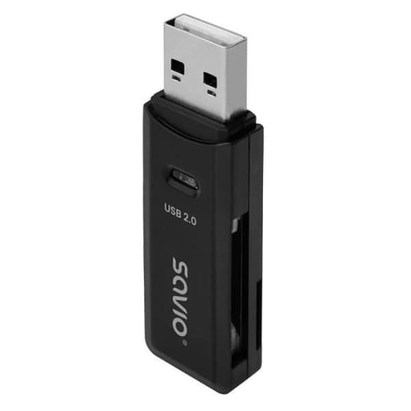Savio SD-kortläsare AK-63 - 5901986048145