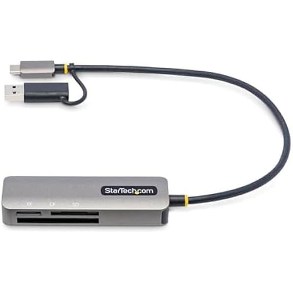 StarTech.com Multi-Media Minneskortläsare, SD/microSD/CompactFlash kortläsare, USB Portable Card Adapter