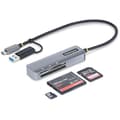 Miniatyrbild 1 av 2: StarTech.com Multi-Media Minneskortläsare, SD/microSD/CompactFlash kortläsare, USB Portable Card Adapter