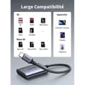 Miniatyrbild 2 av 4: USB C SD-kortläsare - UGREEN - 5Gbps Aluminium Micro SD-kortadapter Samtidig tillgång till 2 kort Max 2TB