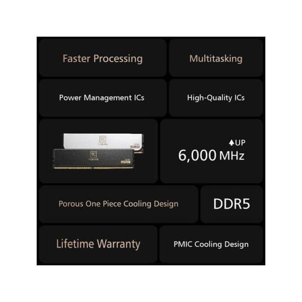 Team Group T-Create Expert DDR5 6400MHz 32GB 2x16GB CL32 Intel XMP 3.0