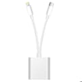 Miniatyrbild 2 av 5: SD- och MicroSD-kortläsare till USB-C och Lightning Överföring 480 Mbps LinQ Vit