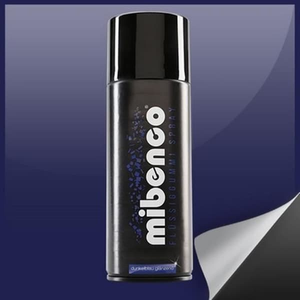 Mibenco FLYTANDE GUMMI SPRAY 400 ML MÖRKBLÅ LJUS - MIBENCO