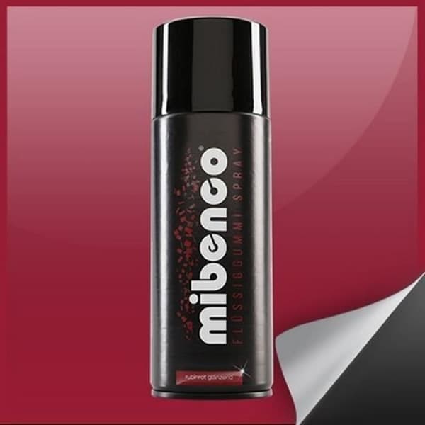 Mibenco FLYTANDE GUMMI SPRAY 400 ML lysande RUBY - MIBENCO