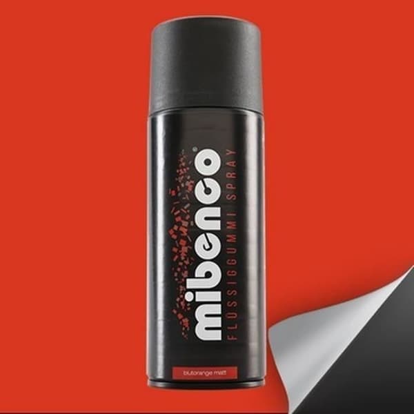 Mibenco FLYTANDE GUMMI SPRAY 400 ML BLODORANGE MATE - MIBENCO