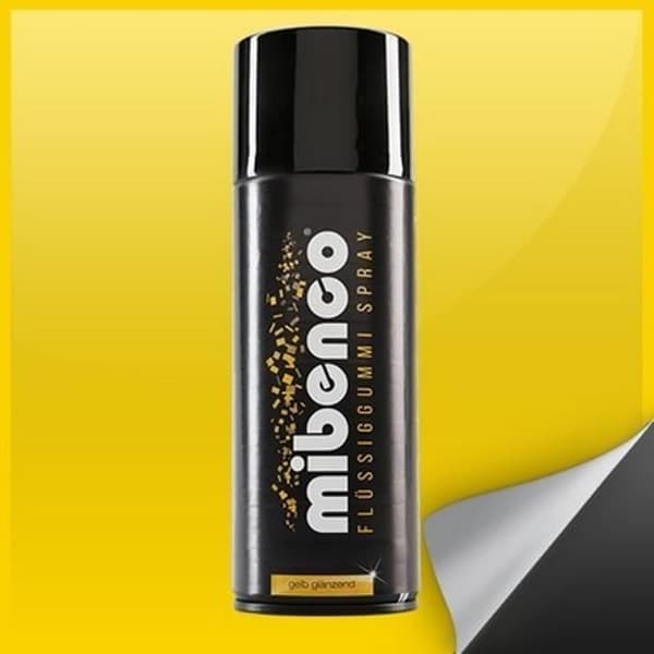 Mibenco FLYTANDE GUMMI SPRAY 400 ML LJUST GUL - MIBENCO