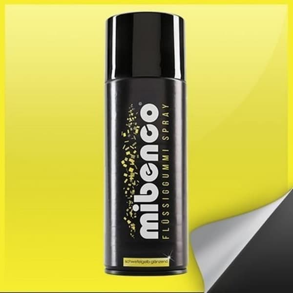 Mibenco FLYTANDE GUMMI SPRAY 400 ML LJUST GULT SVAVEL - MIBENCO