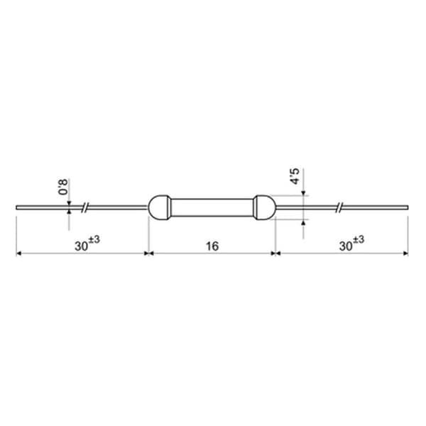 Résistans 6,8 Ohm Electro DH C16/1/6.8 8430552033027