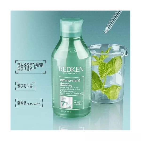 Redken - Champô Purificante Redken Amino-Mint Cabelos Oleosos (300 ml)