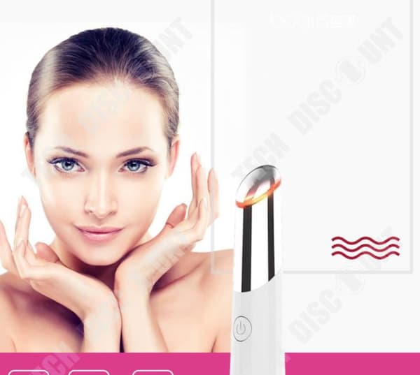 TD® Device Eye Lip Massager Anti-Wrinkle Anti-Aging Uppladdningsbar Sonic Heating Vibration För att ta bort mörka ringar och svullnader