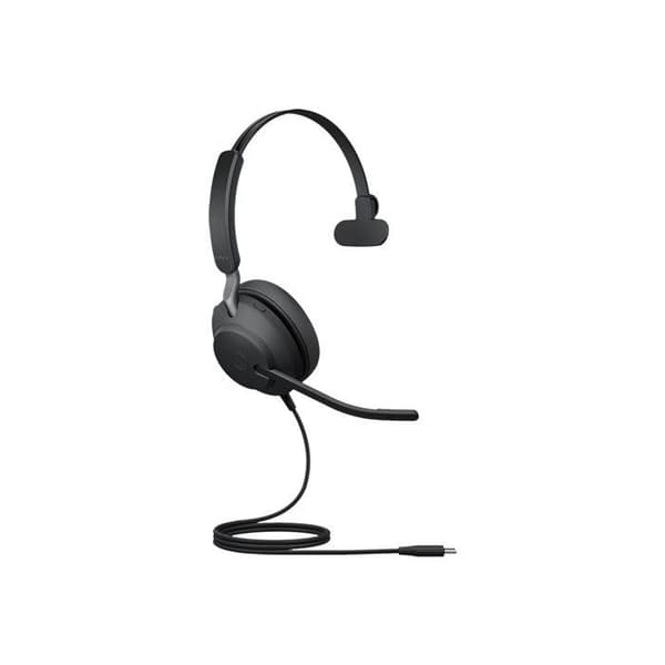 Micro-hoeslurar USB-C Jabra Evolve2 40 SE UC Mono - Över-örat - Ljudisolering - Bullerdämpande