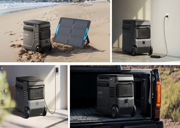 KIT Bärbar kylbox Anker Solix EverFrost2 40L med solpanel 100W