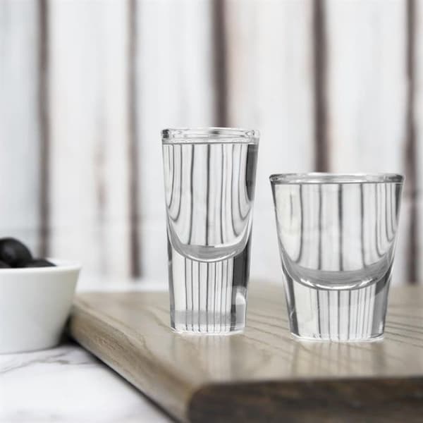 Shotglas - Olympia - 30 ml - Kartong med 12 - Glas - Vit