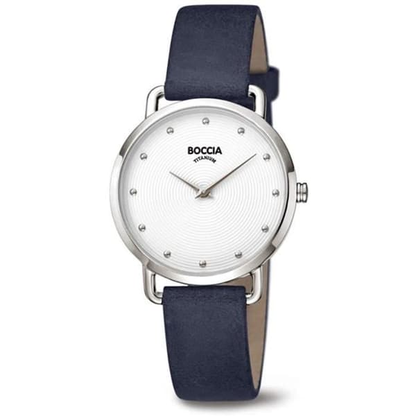 Boccia Quartz Watch med äkta läderarmband - 3314-01