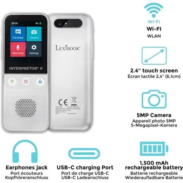 Interpretor 2 - Instant AI Voice Translator 137 språk med kamera