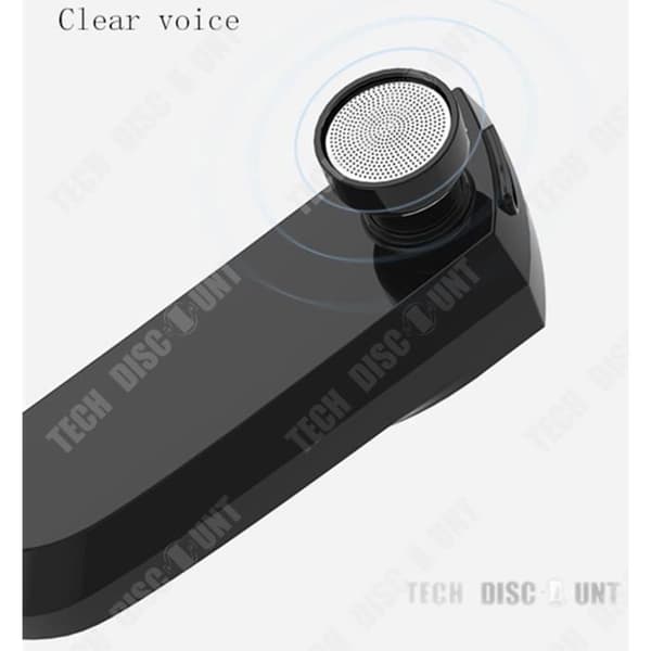 Trådlösa Bluetooth-hörlurar TD® 100mah bluetooth 5.0 öronhängande hörlurar enkel svart smart tryck】