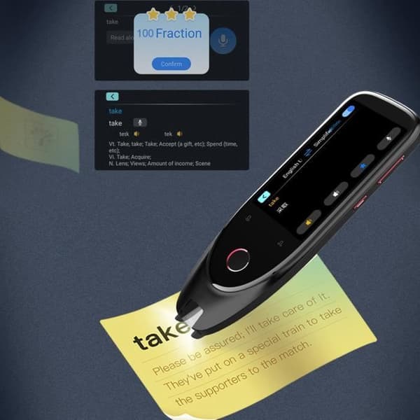 INN® Skanna för att översätta Ordbok Pen Scan Översättning Penna 3,5 tum stor skärm Lärobok Översättning Wifi h